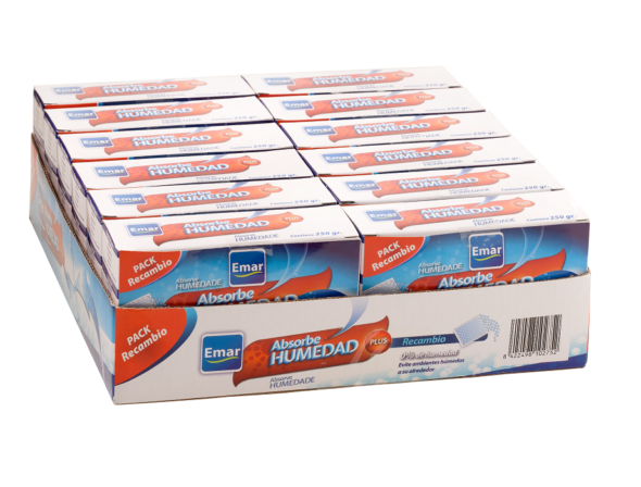 Oferta pack 6 unidades Anti-Humedad mas 12 recambios de 250 gramos. - Imagen 2