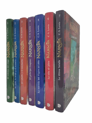 Colección Crónicas de Narnia editorial Destino (edición antigua).